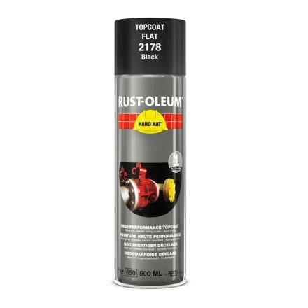 Rust-Oleum 2178-2179 - Hard Hat Spuitbus Zwart 4 Rust-Oleum 2178-2179 - Hard Hat Spuitbus Zwart - Afbeelding 2