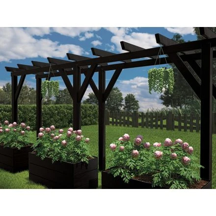 Rambo Pantserbeits Tuinhout Dekkend - Diepzwart 4 Rambo Pantserbeits Tuinhout Dekkend - Diepzwart - Afbeelding 2