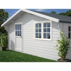 Rambo Pantserbeits Schuur & Tuinhuis Zijdeglans Dekkend - Ral 9010 -verfwinkel Winkel Rambo Tuinhuis RAL9010 901026