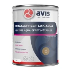 Avis Metaaleffect Lak Aqua 1 Liter - Goud