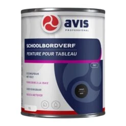Avis Aqua Schoolbordverf Zwart -1 Liter