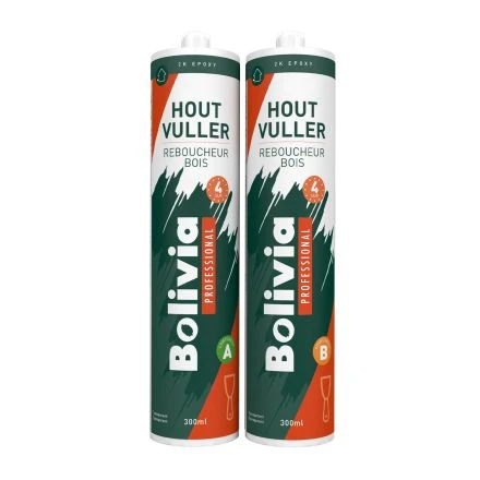 Bolivia Epoxy Houtvuller 2K 4 Uur Koker Set - 600 Ml 3 Bolivia Epoxy Houtvuller 2K 4 Uur Koker Set - 600 Ml