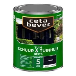 Cetabever Schuur En Tuinhuis Beits - Zwart