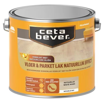 Cetabever Natuurlijk Effect Vloer- & Parket - 2,5 Liter 4 Cetabever Natuurlijk Effect Vloer- & Parket - 2,5 Liter - Afbeelding 2