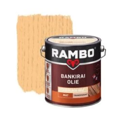 Rambo Bankirai Olie Transparant -verfwinkel Winkel rambo bankirai olie transparant vw ra1020 3 3 3