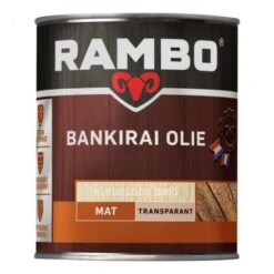 Rambo Bankirai Olie Transparant
