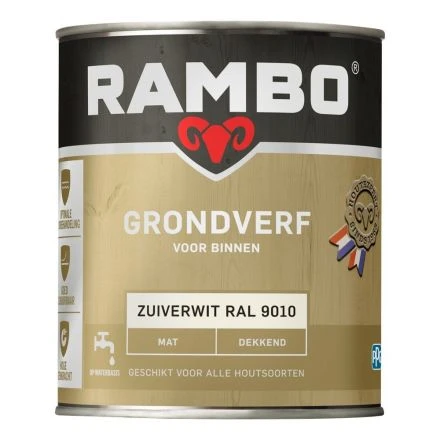 Rambo Grondverf Voor Binnen - Dekkend 3 Rambo Grondverf Voor Binnen - Dekkend