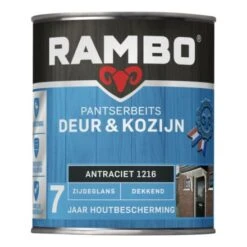 Rambo Pantserbeits Deur & Kozijn Zijdeglans Dekkend - Antraciet