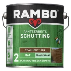 Rambo Pantserbeits Schutting - Teakhout 2,5 Liter