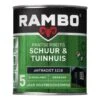 Rambo Pantserbeits Schuur & Tuinhuis Zijdeglans Dekkend - Antraciet -verfwinkel Winkel rambo pantserbeits schuur tuinhuis zijdeglans dekkend vw ra1027an