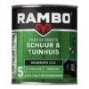 Rambo Pantserbeits Schuur & Tuinhuis Zijdeglans Dekkend - Bosgroen 1 Rambo Pantserbeits Schuur & Tuinhuis Zijdeglans Dekkend - Bosgroen -verfwinkel Winkel rambo pantserbeits schuur tuinhuis zijdeglans dekkend vw ra1027bg 1