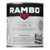 Rambo Pantserbeits Tuin & Steigerhout Zijdeglans - Steen Grijs 750 Ml -verfwinkel Winkel rambo pantserbeits tuin steigerhout zijdeglans dekkend vw ra1029sg 1