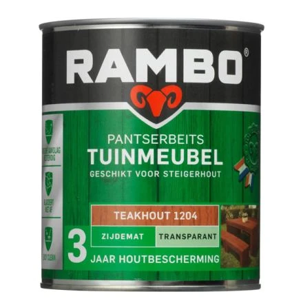 Rambo Pantserbeits Tuinmeubel - Teakhout 750 Ml 3 Rambo Pantserbeits Tuinmeubel - Teakhout 750 Ml