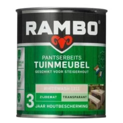 Rambo Pantserbeits Tuinmeubel - Whitewash 750 Ml