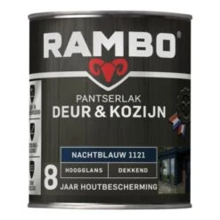 Rambo Pantserlak Deur & Kozijn Hoogglans Dekkend - Nachtblauw