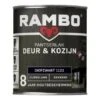 Rambo Pantserlak Deur & Kozijn Zijdeglans Dekkend - Diepzwart -verfwinkel Winkel rambo pantserlak deur kozijn zijdeglans dekkend vw ra1033dz 1