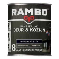 Rambo Pantserlak Deur & Kozijn Zijdeglans Dekkend - Diepzwart