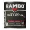 Rambo Pantserlak Deur & Kozijn Zijdeglans Dekkend - Klassiek Rood -verfwinkel Winkel rambo pantserlak deur kozijn zijdeglans dekkend vw ra1033kr