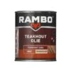 Rambo Teak Olie Transparant - Teakhout 2 Rambo Teak Olie Transparant - Teakhout -verfwinkel Winkel rambo tuinhout olie transparant teakhout vw ra1040 4