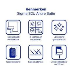 Sigma S2U Allure Satin 9 Sigma S2U Allure Satin -verfwinkel Winkel sigma s2u allure satin vw sg1034 4 2