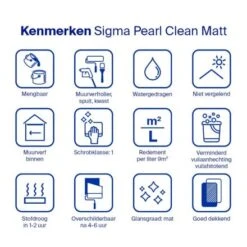 Sigma Sigmapearl Clean Matt - Muurverf -verfwinkel Winkel sigma sigmapearl clean matt muurverf vw sg1084 5 1
