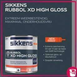 Sikkens Rubbol XD High Gloss 7 Sikkens Rubbol XD High Gloss -verfwinkel Winkel sikkens rubbol xd high gloss aflakken vw sk1067 3 111 5