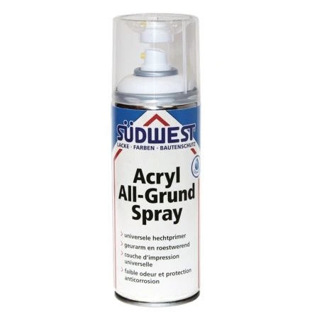 Südwest Acryl All-Grund Wit - Spuitbus 3 Südwest Acryl All-Grund Wit - Spuitbus