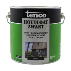 Tenco Houtcoat Zwart