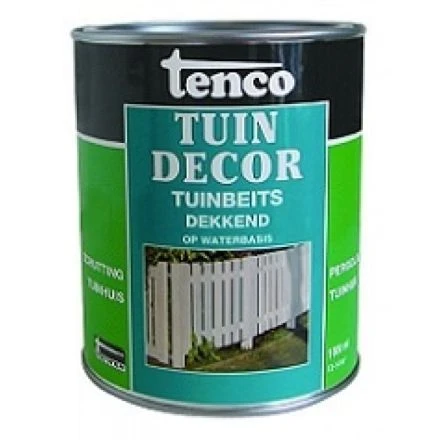 Tenco Tuindecor Dekkend Tuinbeits - Parelwit 3 Tenco Tuindecor Dekkend Tuinbeits - Parelwit